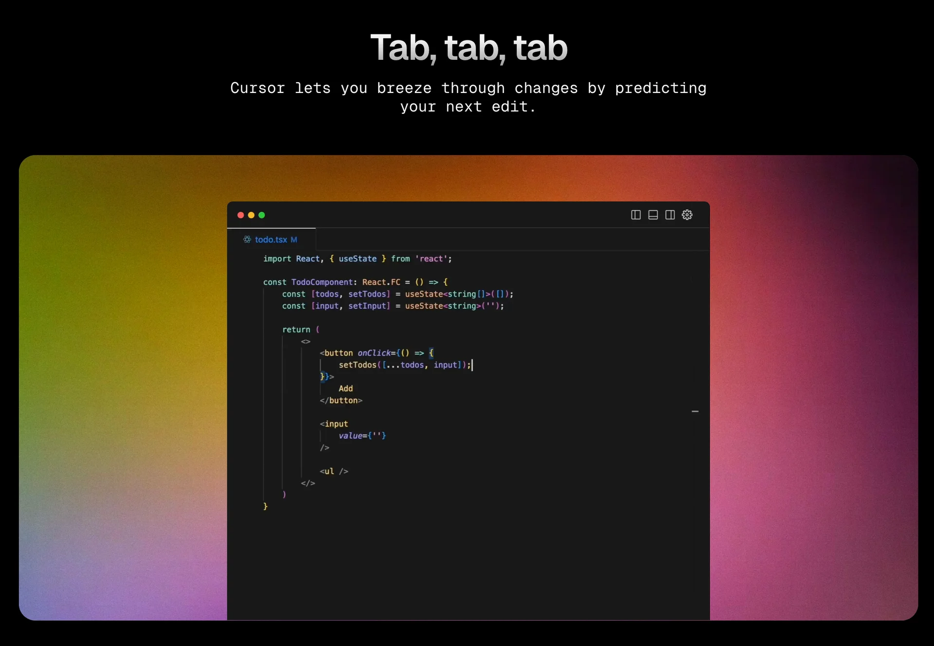 코딩 환경에서 사용하는 Cursor