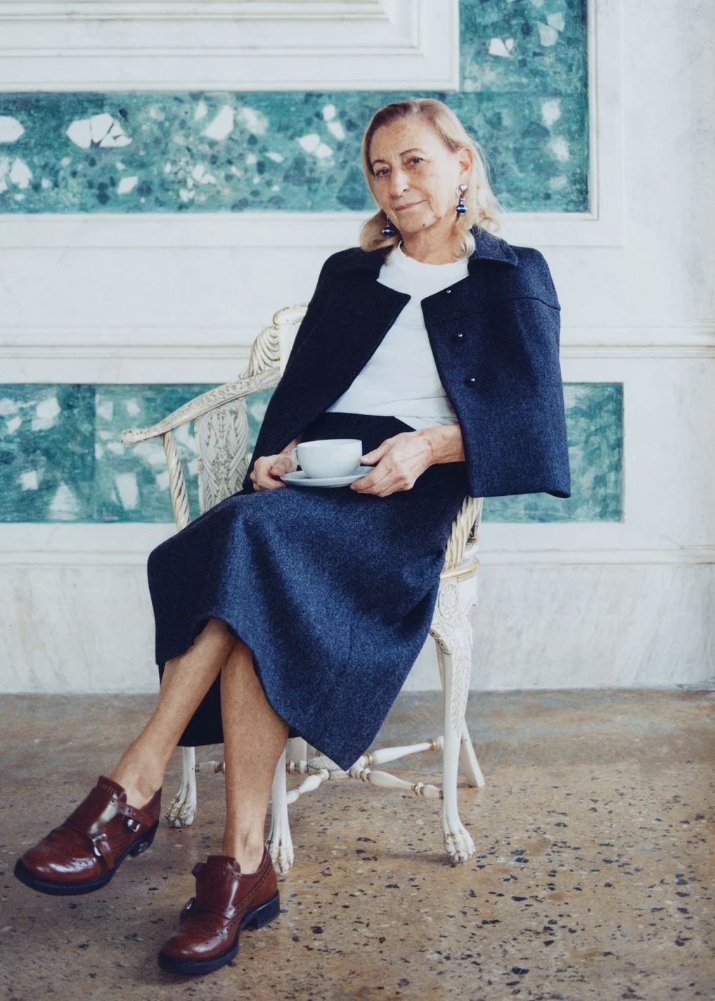 Miuccia Prada shot by Stef Mitchell