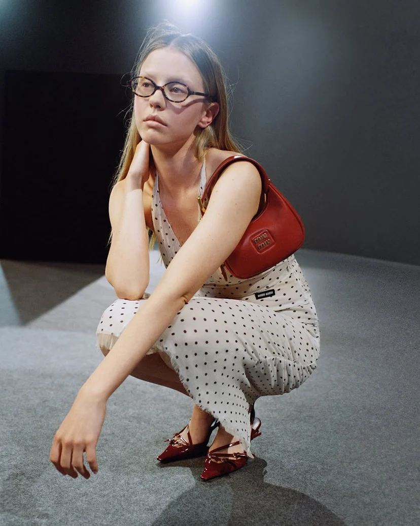 Mia Goth in Miu Miu