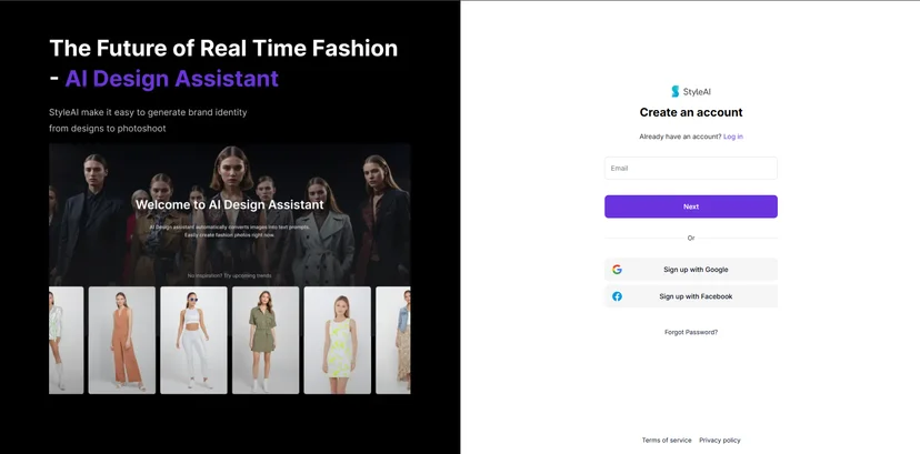Sign Up for StyleAI