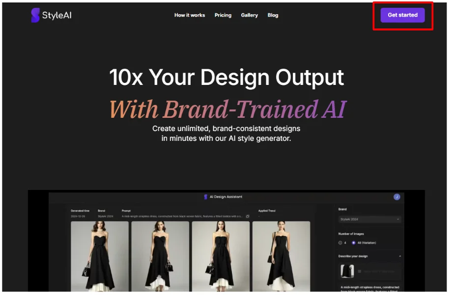 StyleAI Homepage