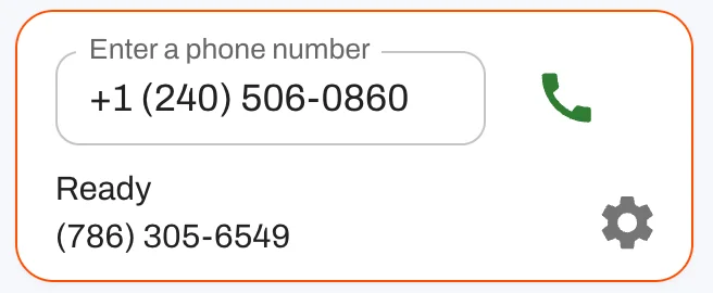 Call and text prospects right from RentEngine