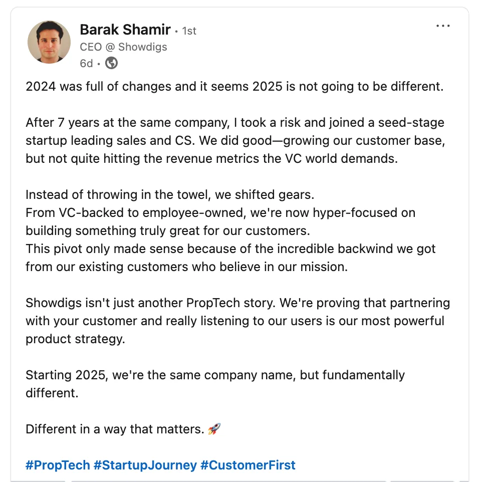 New CEO at the helm of ShowDigs