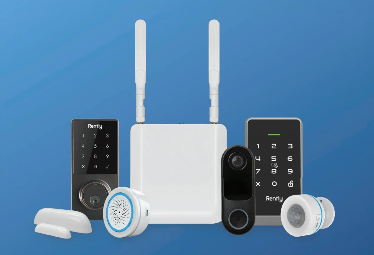 Here are some of the smart home products Rently offers on their catalog