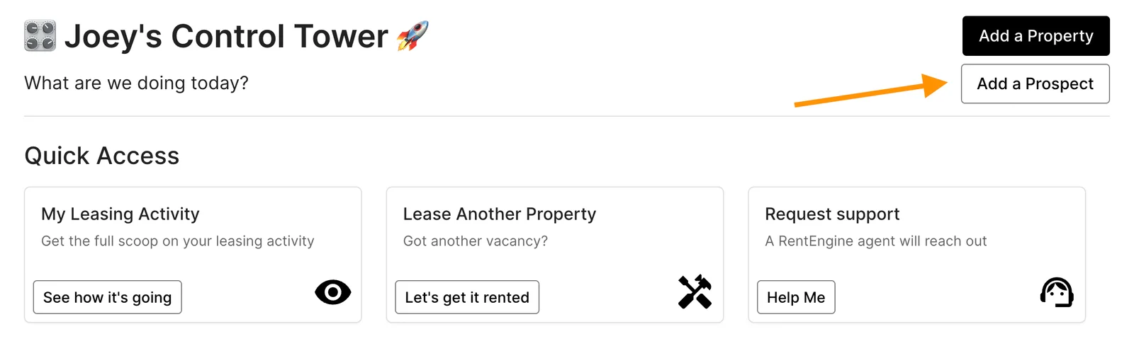 Add prospects with one-click