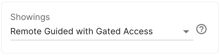 New option for showings via RentEngine