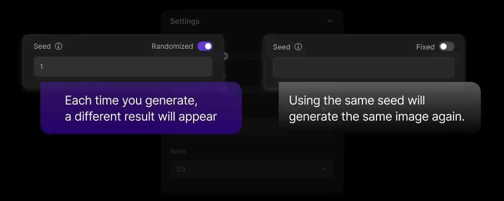 About seed in settings