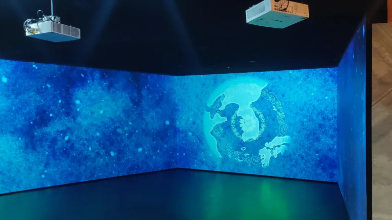 나주 고분박물관 디지털 실감존에 적용된 스크린페인트