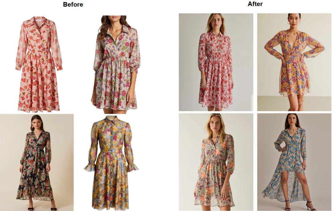 Floral Chiffon Dress