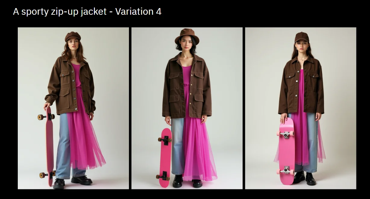 A sporty zip-up jacket - Variation 4