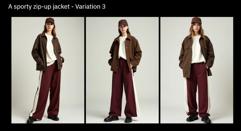 A sporty zip-up jacket - Variation 3