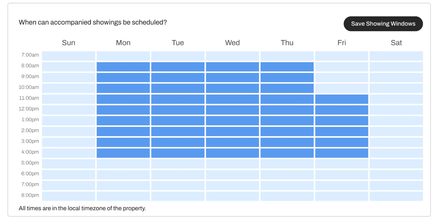 Screenshot of process to set up showing windows