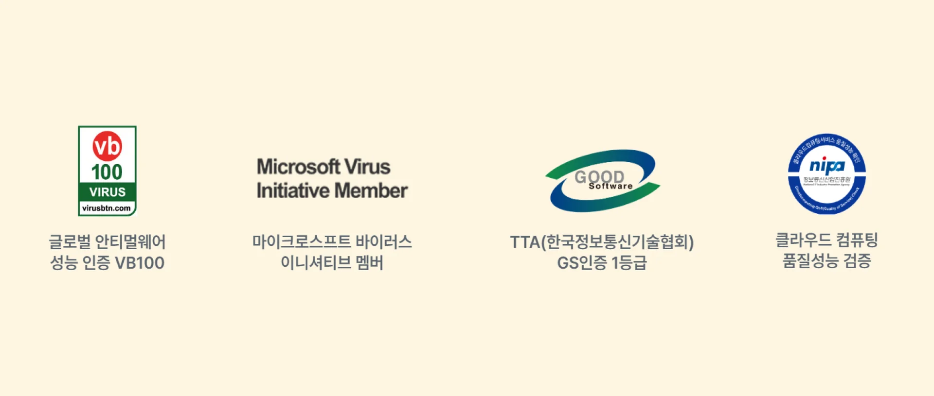 엑소스피어는 아비라(AVIRA) 엔진 외에도 VB100, 마이크로소프트 바이러스 이니셔티브 멤버, TTA GS인증 1등급, nipa 클라우드 컴퓨팅 품질성능 검증 등을 통해 안정성을 입증하고 있습니다.