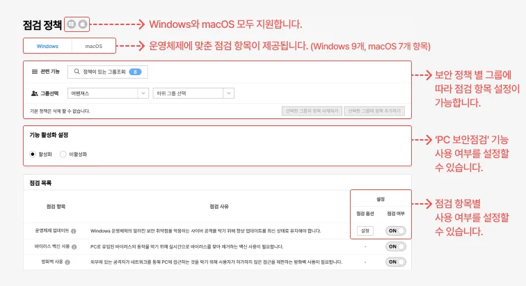 PC보안점검 정책-1