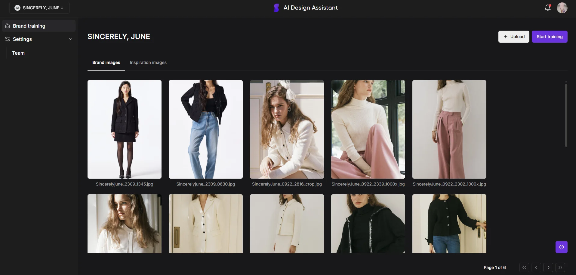 Training AI with SINCERELY, JUNE’s Brand Identity
