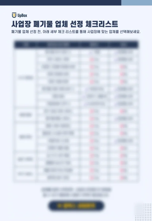 폐기물 처리 업체 리스트