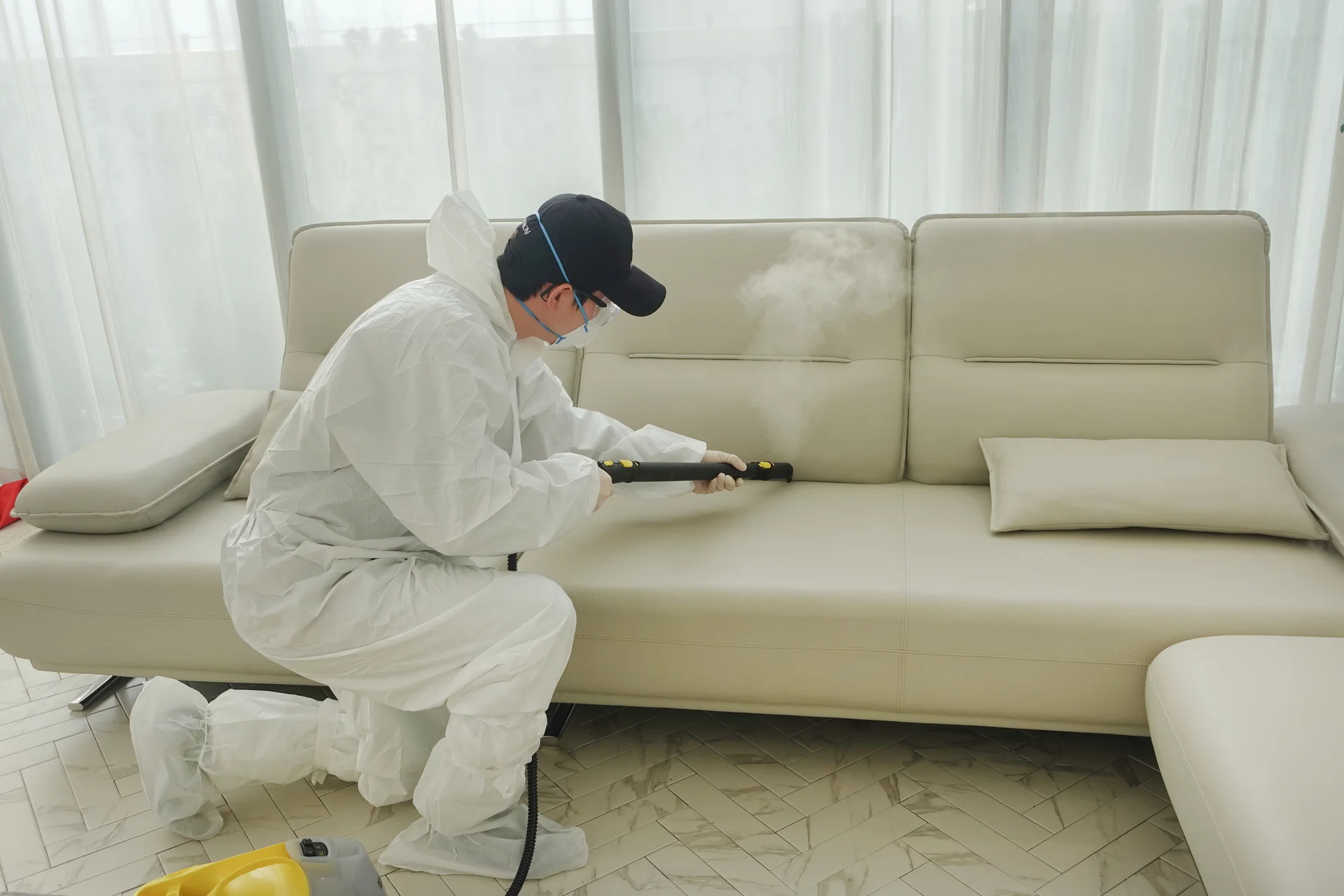 미세해충 스팀소독