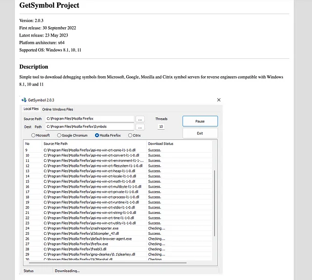 GetSymbol Project