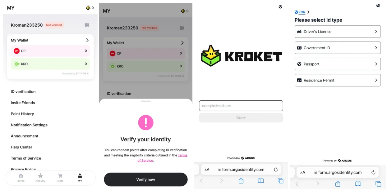online identity verification Process Image 1