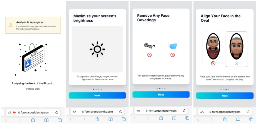 online identity verification Process Image 2