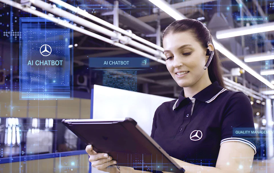 ChatGPT와 연동된 벤츠 MO360(이미지 출처 : 메르세데스 벤츠)