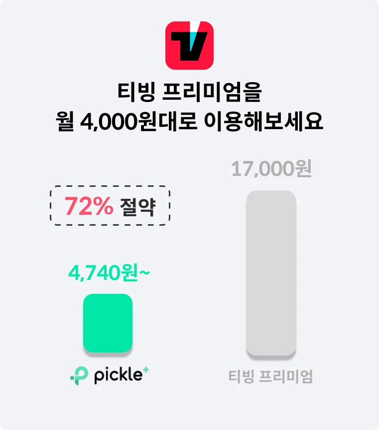 피클플러스티빙가격비교