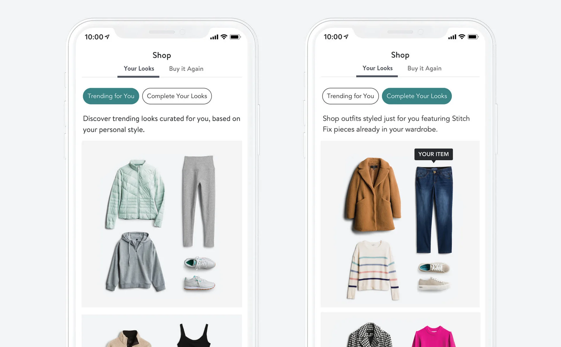 Demo image of Stitch Fix, AI stylist