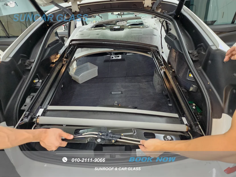 BMW 5GT 썬쉐이드 수리