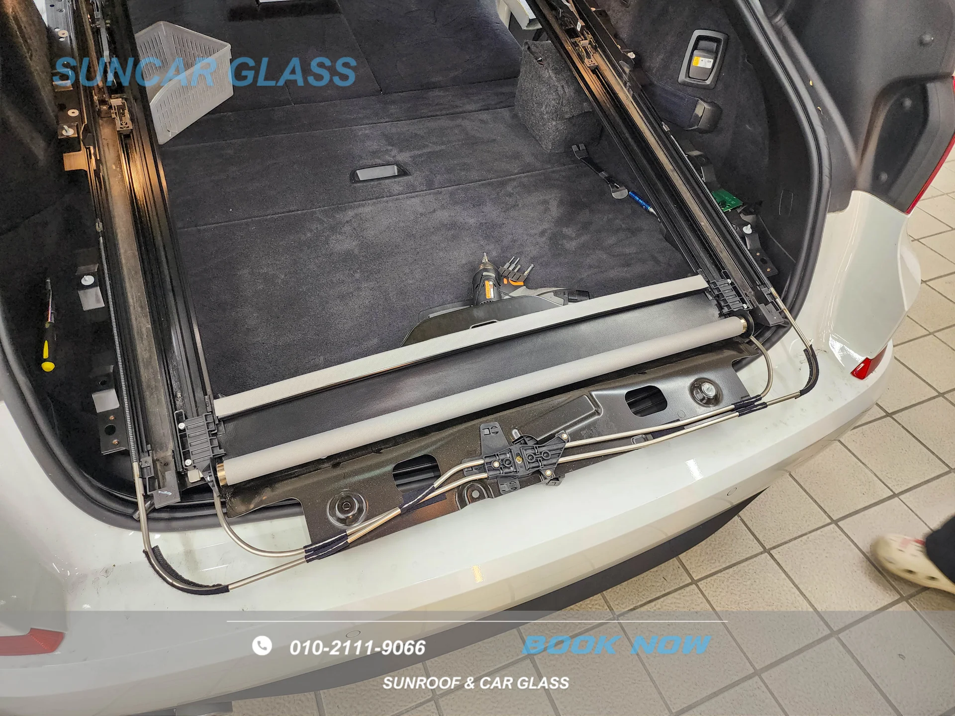 BMW 5GT 썬쉐이드 수리