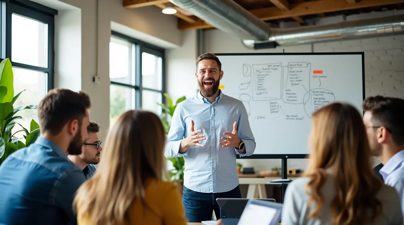 조직의 비전을 함께 고민하는 구성원들
