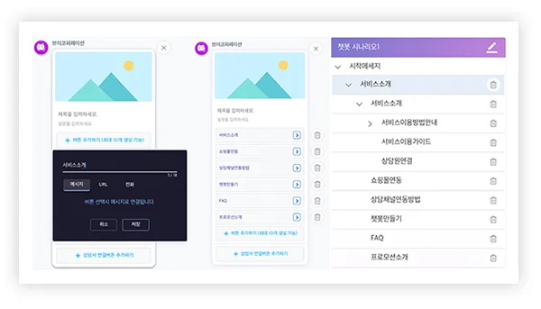챗봇만들기, 챗봇시나리오