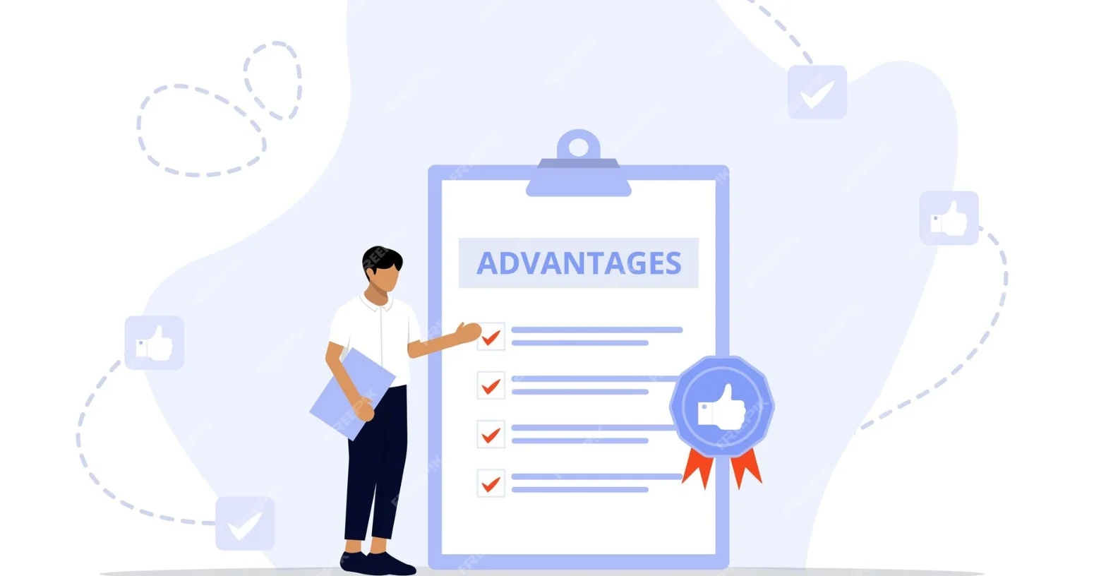 illustration of advantages 