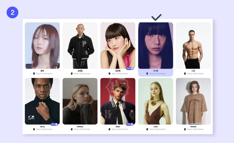 Model Matching Platform Spotlite