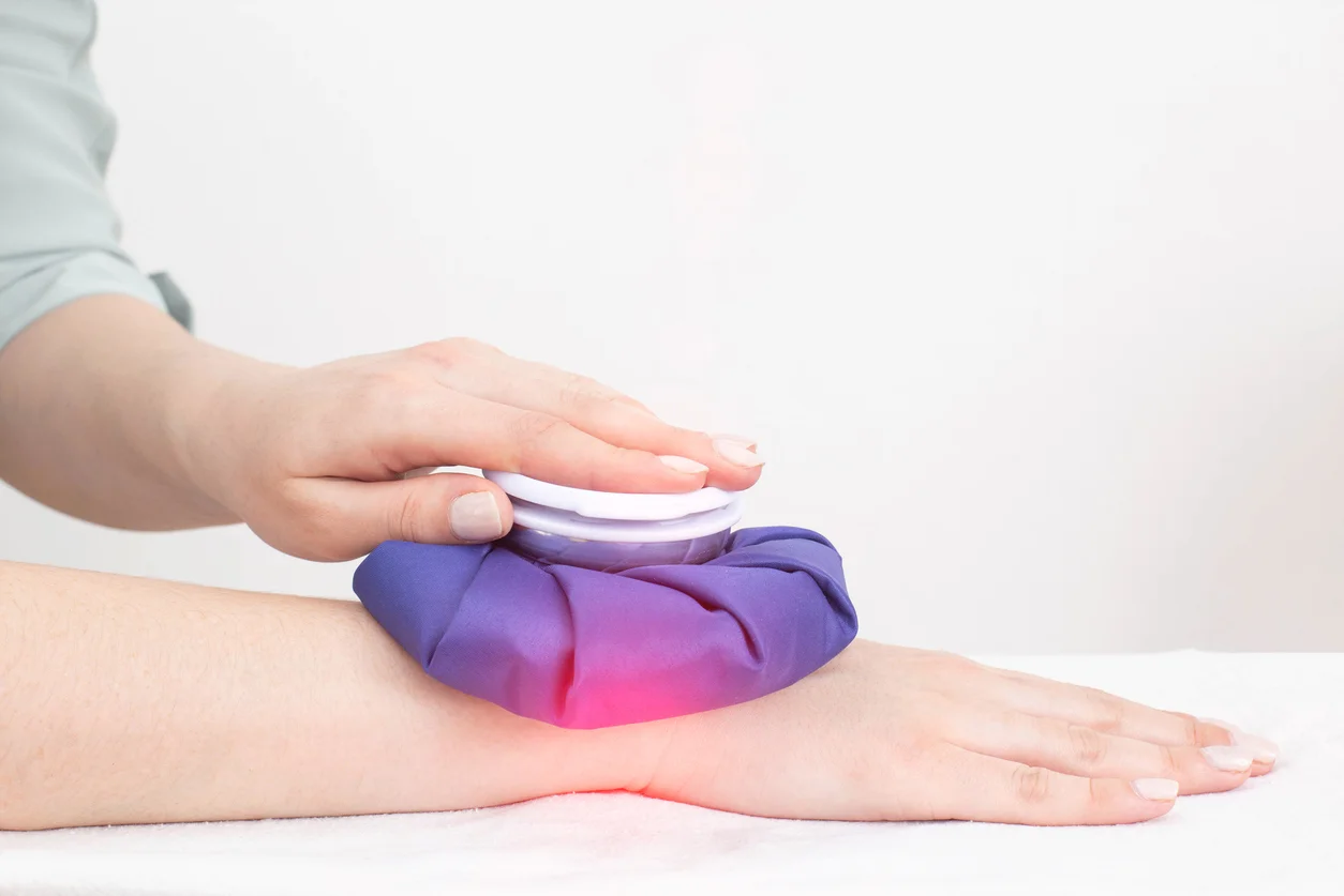 빈대물린 자국 얼음찜질