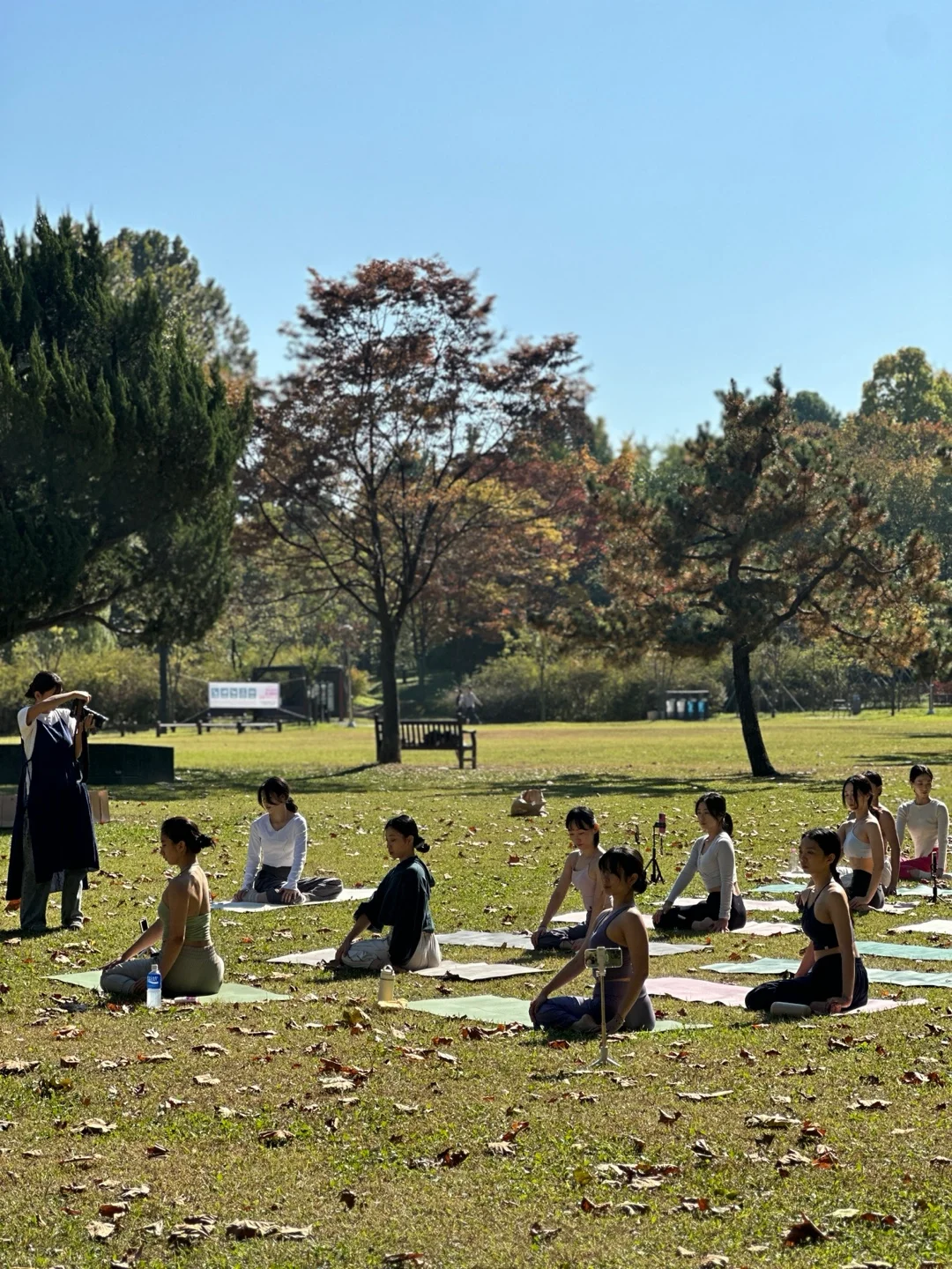 용산가족공원 야외 요가