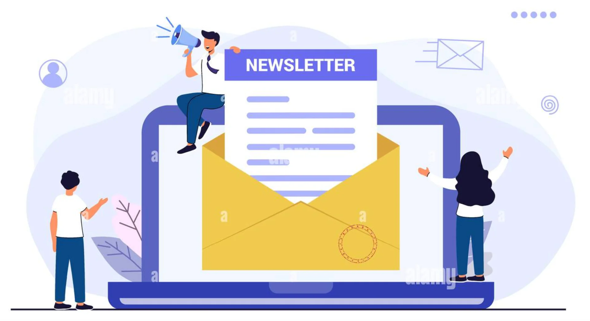 representation of newsletter 