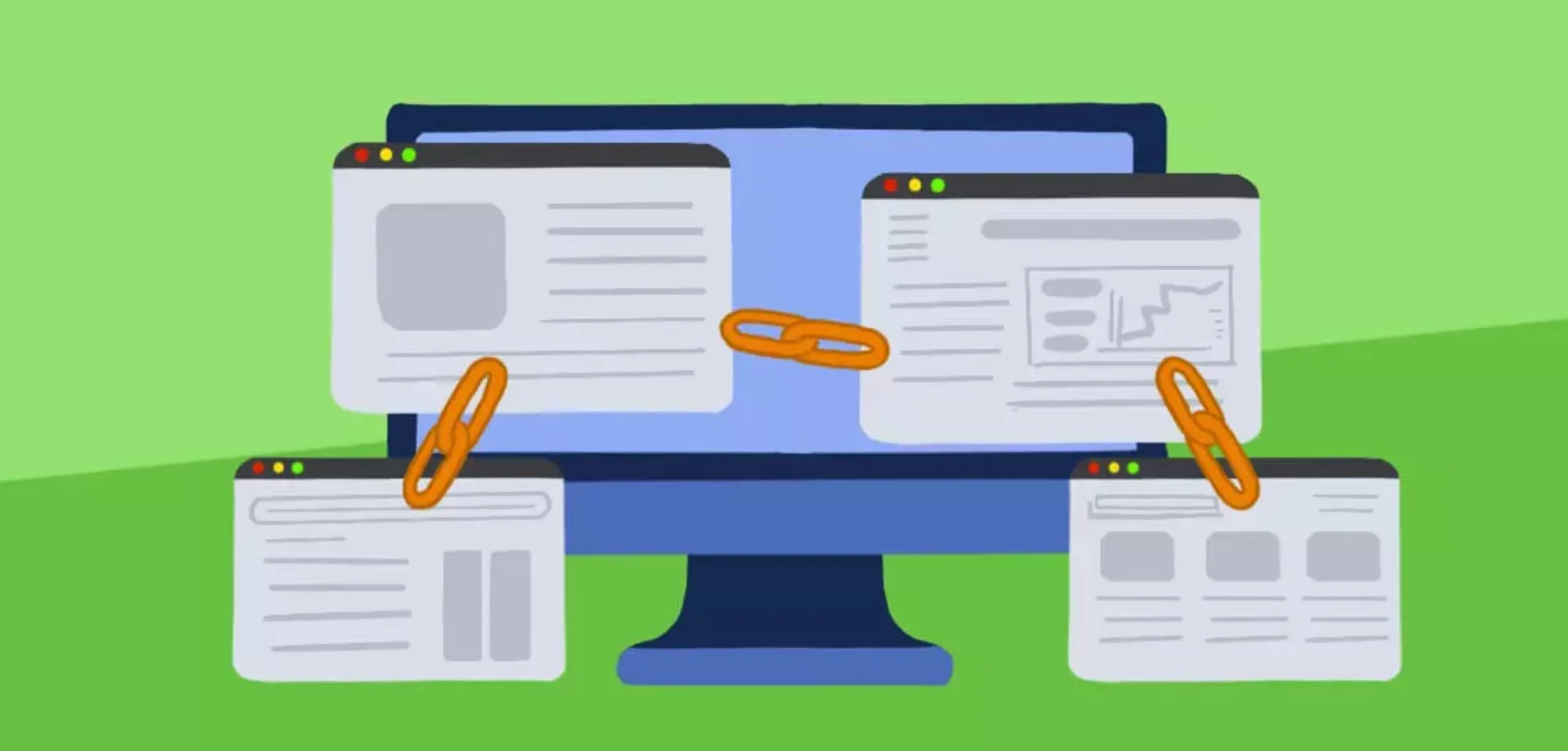 backlink representation within websites