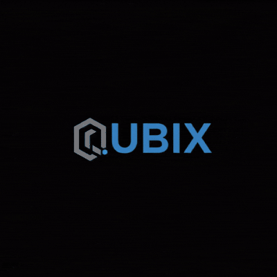 캐럿 AI로 로고 디자인부터 애니메이션 영상까지 완성한 QUBIX 브랜드 영상 예시