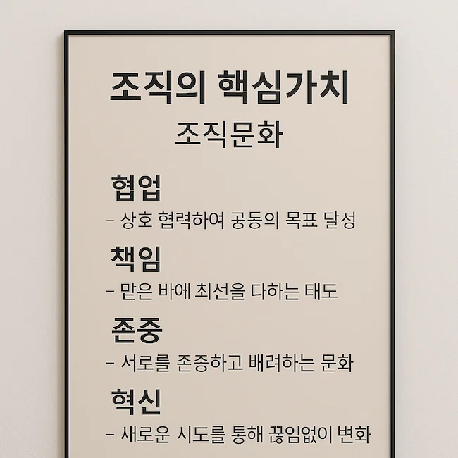 조직문화 (일하는 방식)