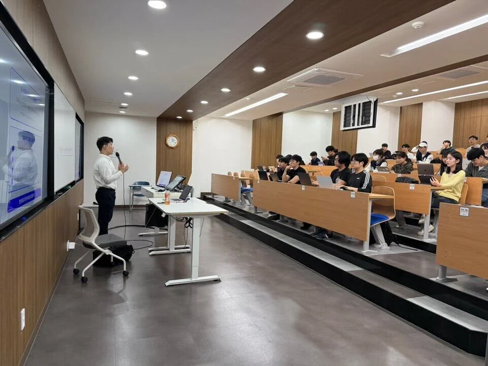 한양대학교 강의중인 디피니트 김도환 대표