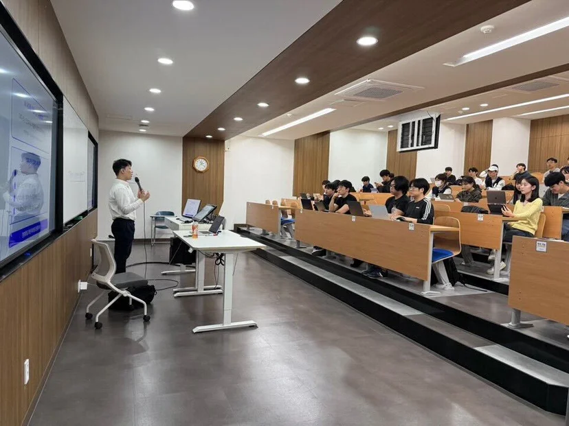 한양대학교 강의중인 디피니트 김도환 대표