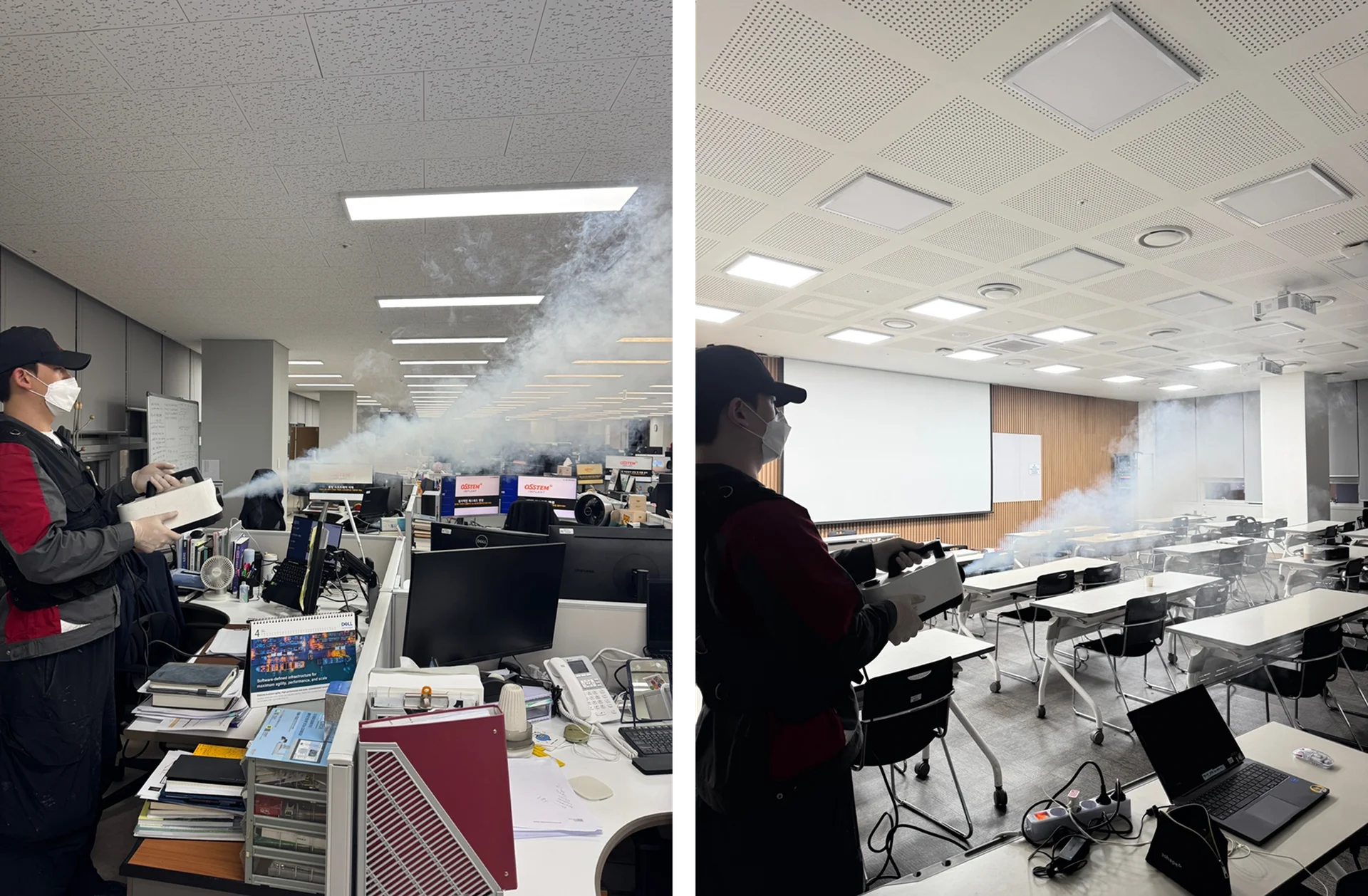 사무실 바퀴벌레 방역 2