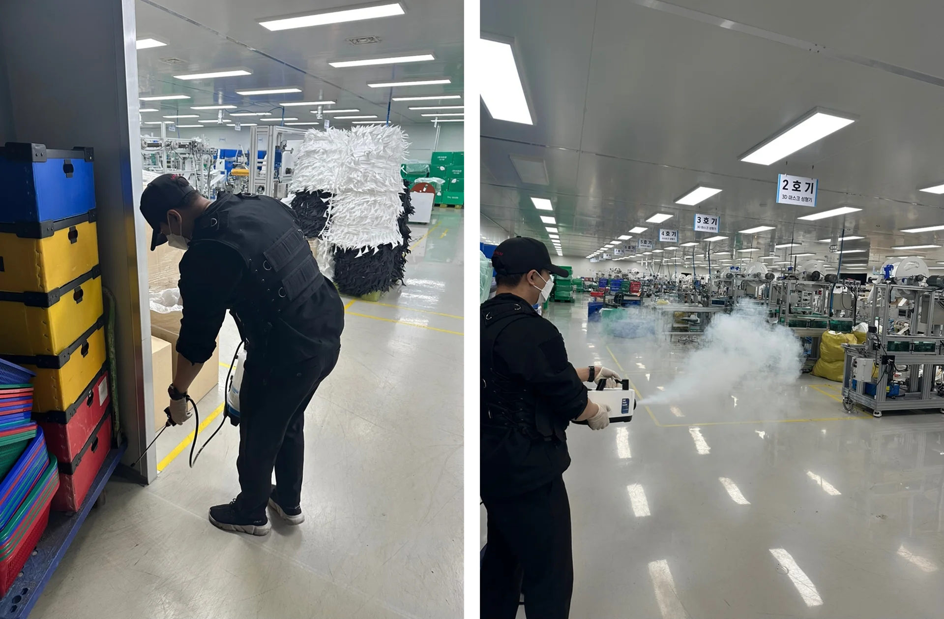 공장 바퀴벌레 방역 1