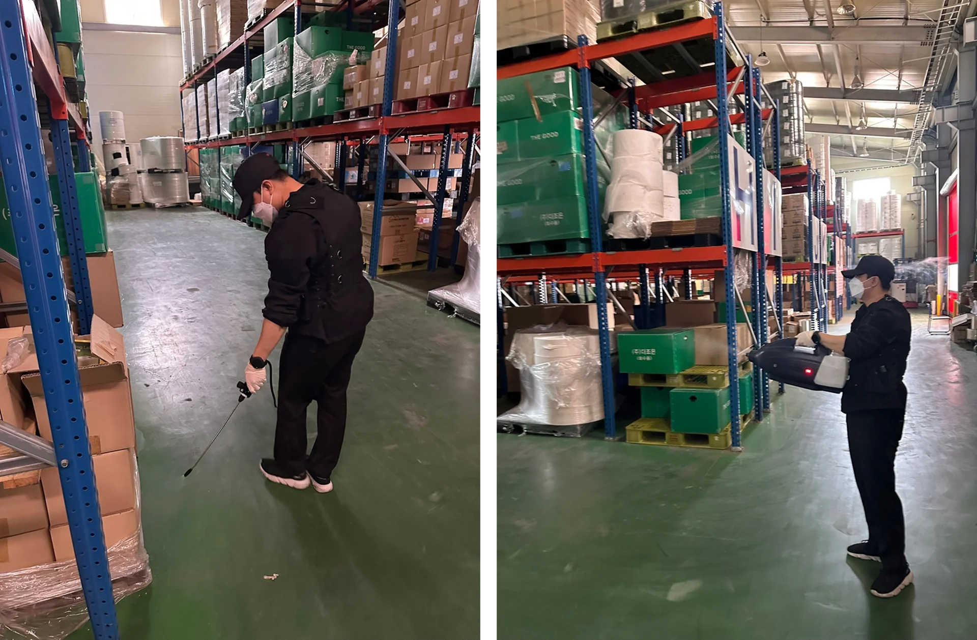 공장 바퀴벌레 방역 2