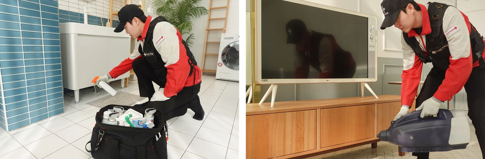 곳곳에 분무소독