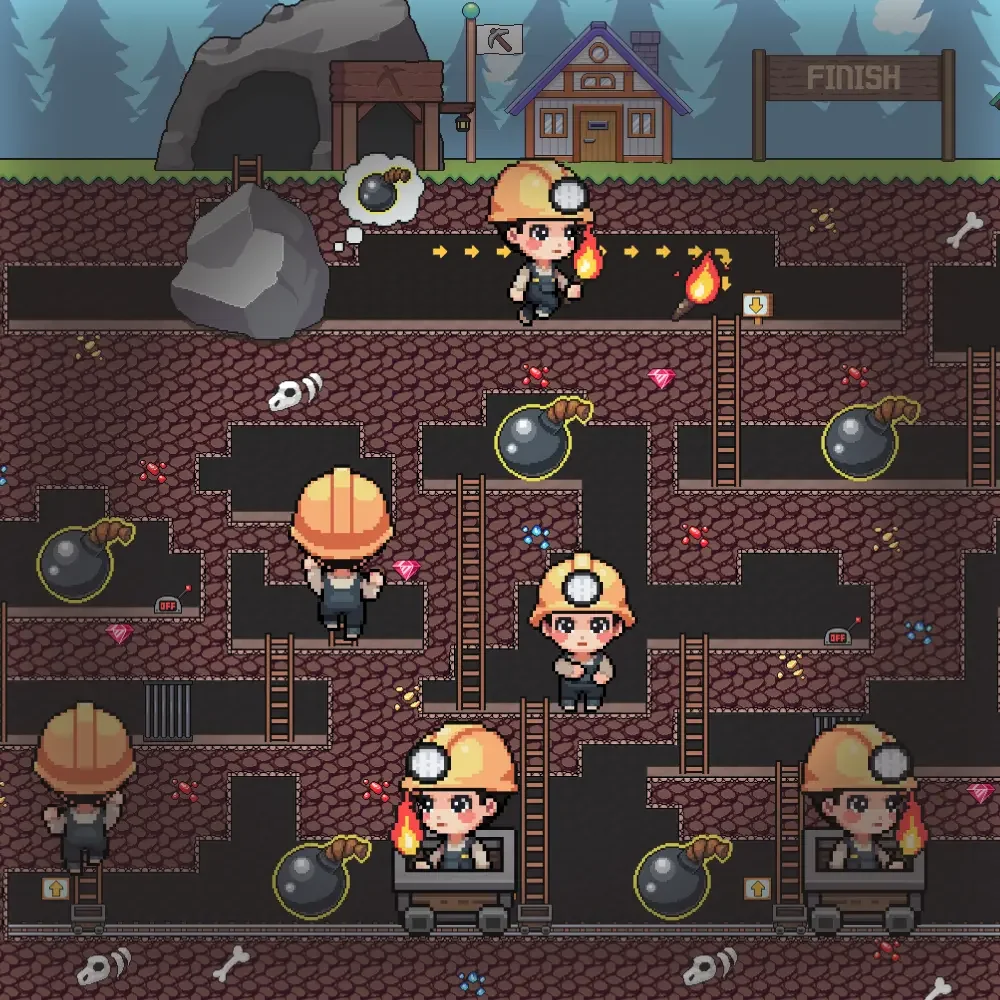 ZEP QUIZ Escape the Mine Map Tutorial