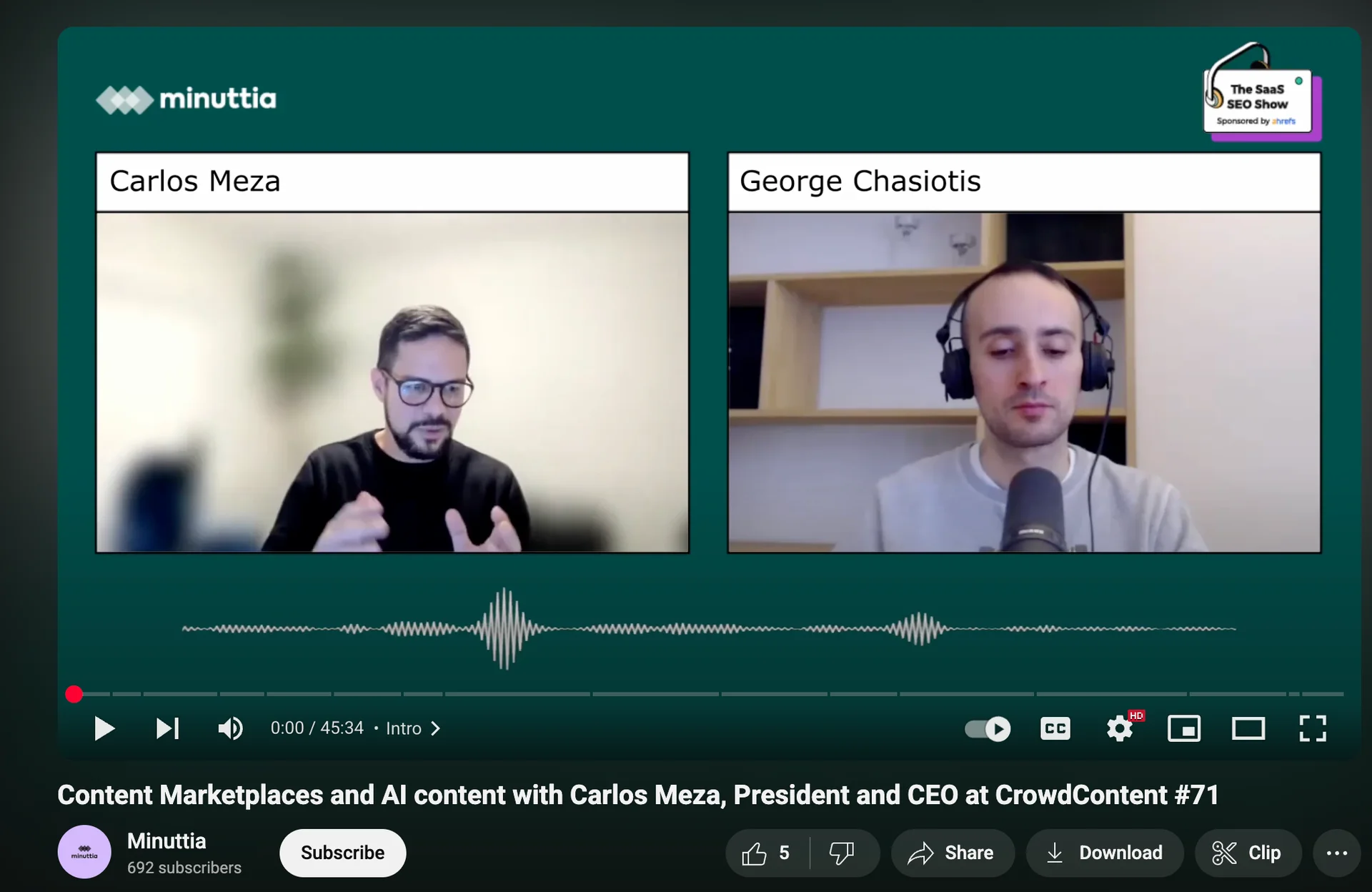  Podcast interview Carlos Meza talking about future of content marketplaces