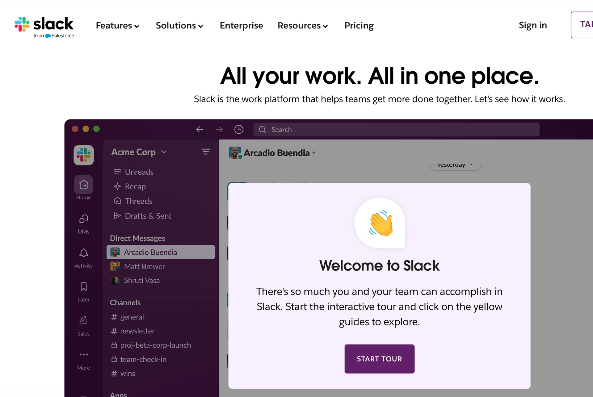 다양한 앱과 연동 가능한 글로벌 메신저 :슬랙