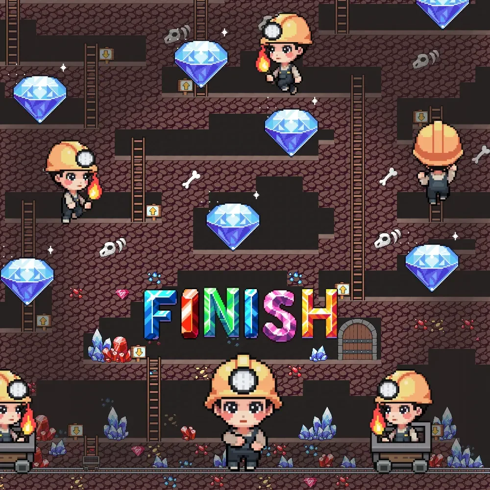 ZEP QUIZ Gem Hunt Map