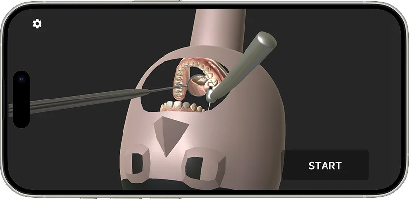 Experience the patient’s posture and operator’s line of sight vividly from the 10 o’clock position.